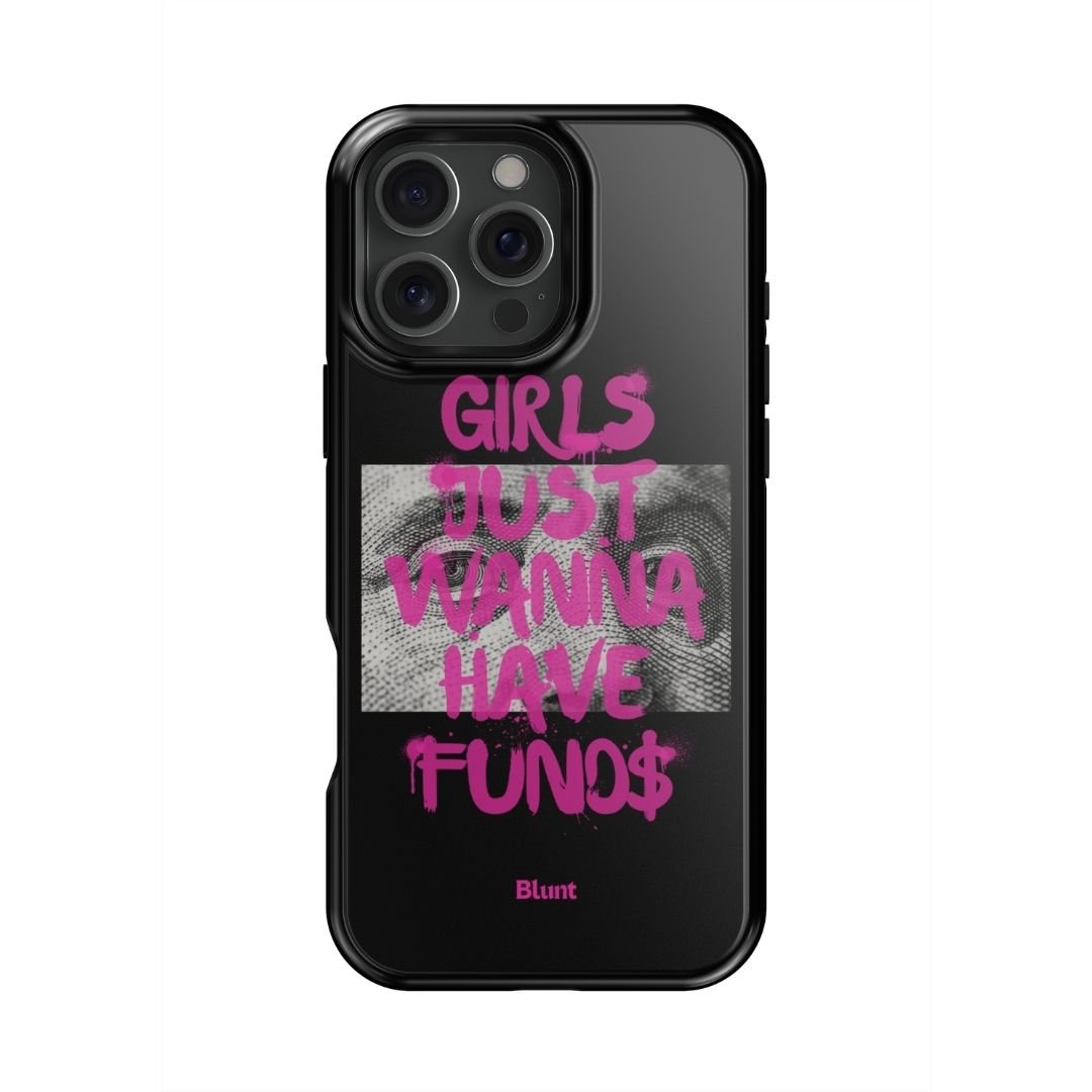 Fund$ Black iPhone Case - blunt cases