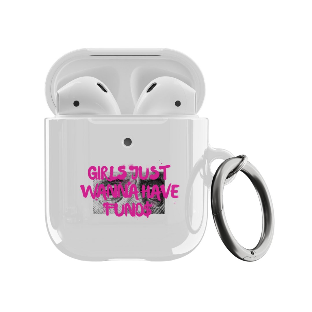 Fund$ White Airpod Case - blunt cases