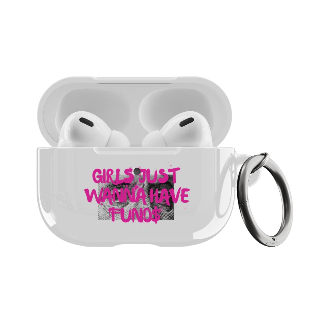 Fund$ White Airpod Case - blunt cases