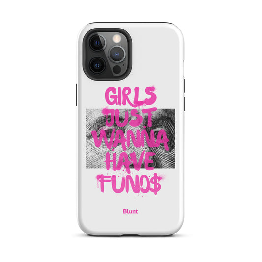Fund$ White iPhone Case - blunt cases