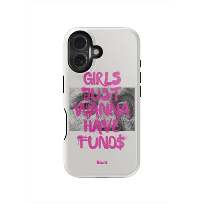 Fund$ White iPhone Case - blunt cases