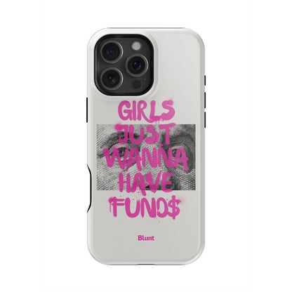 Fund$ White iPhone Case - blunt cases