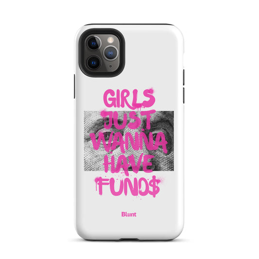 Fund$ White iPhone Case - blunt cases