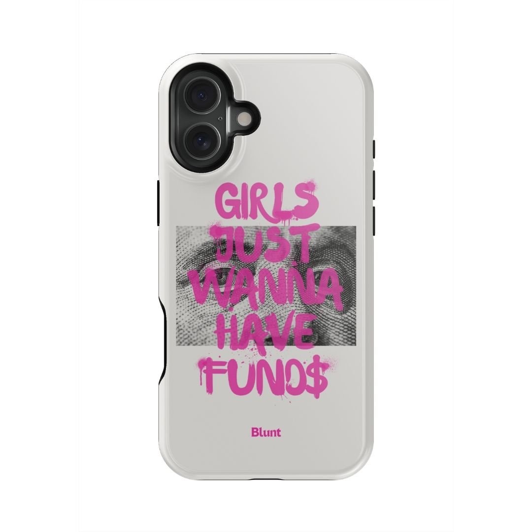 Fund$ White iPhone Case - blunt cases