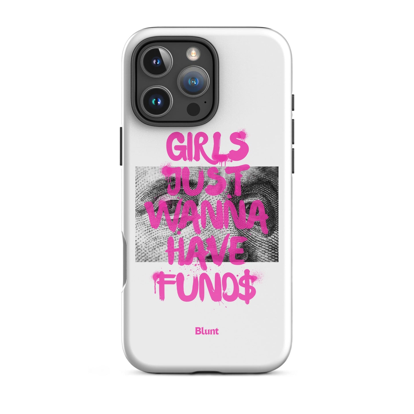 Fund$ White iPhone Case - Blunt Cases