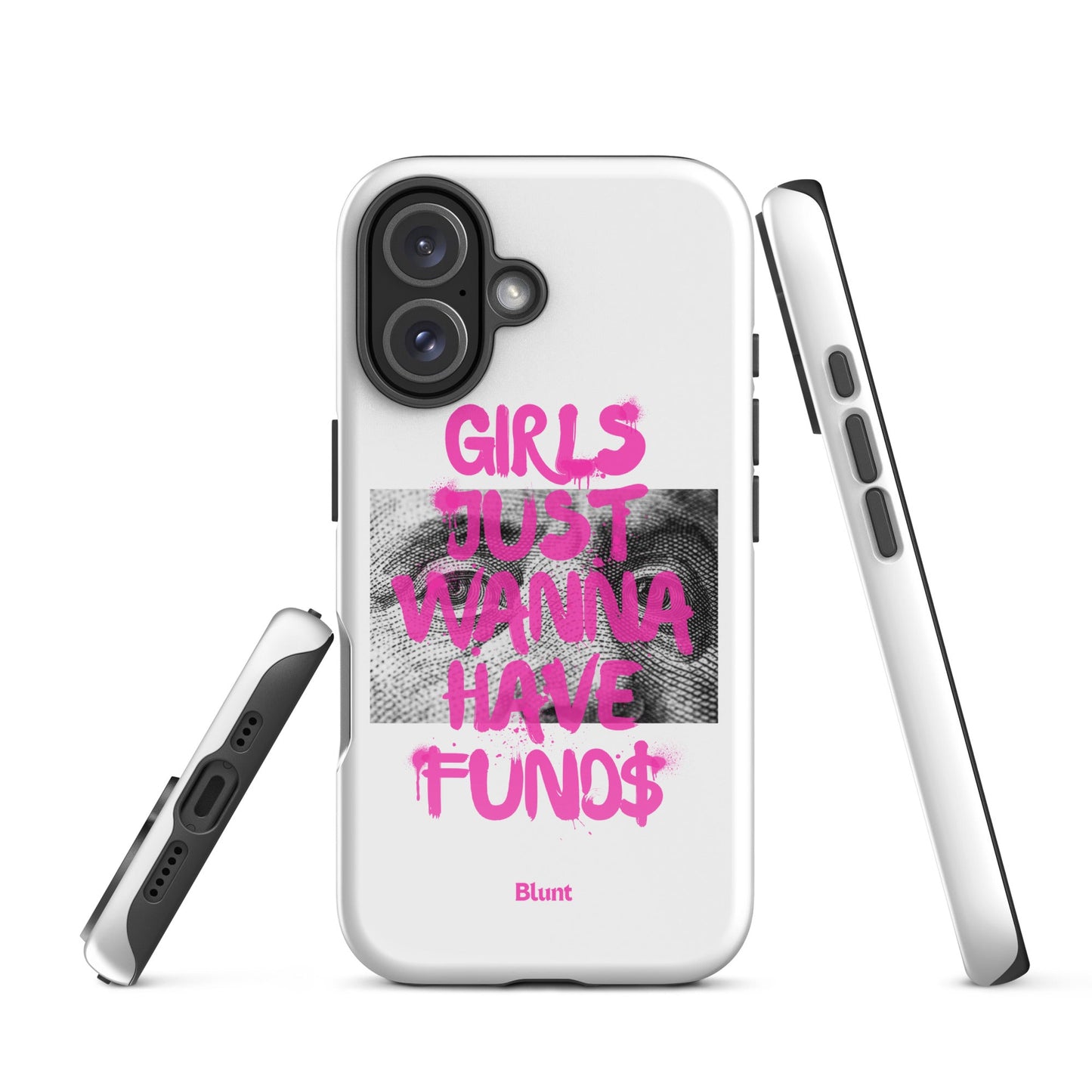 Fund$ White iPhone Case - Blunt Cases