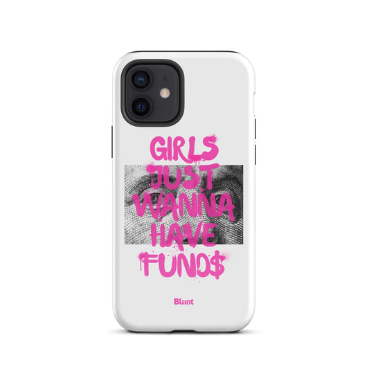 Fund$ White iPhone Case - blunt cases