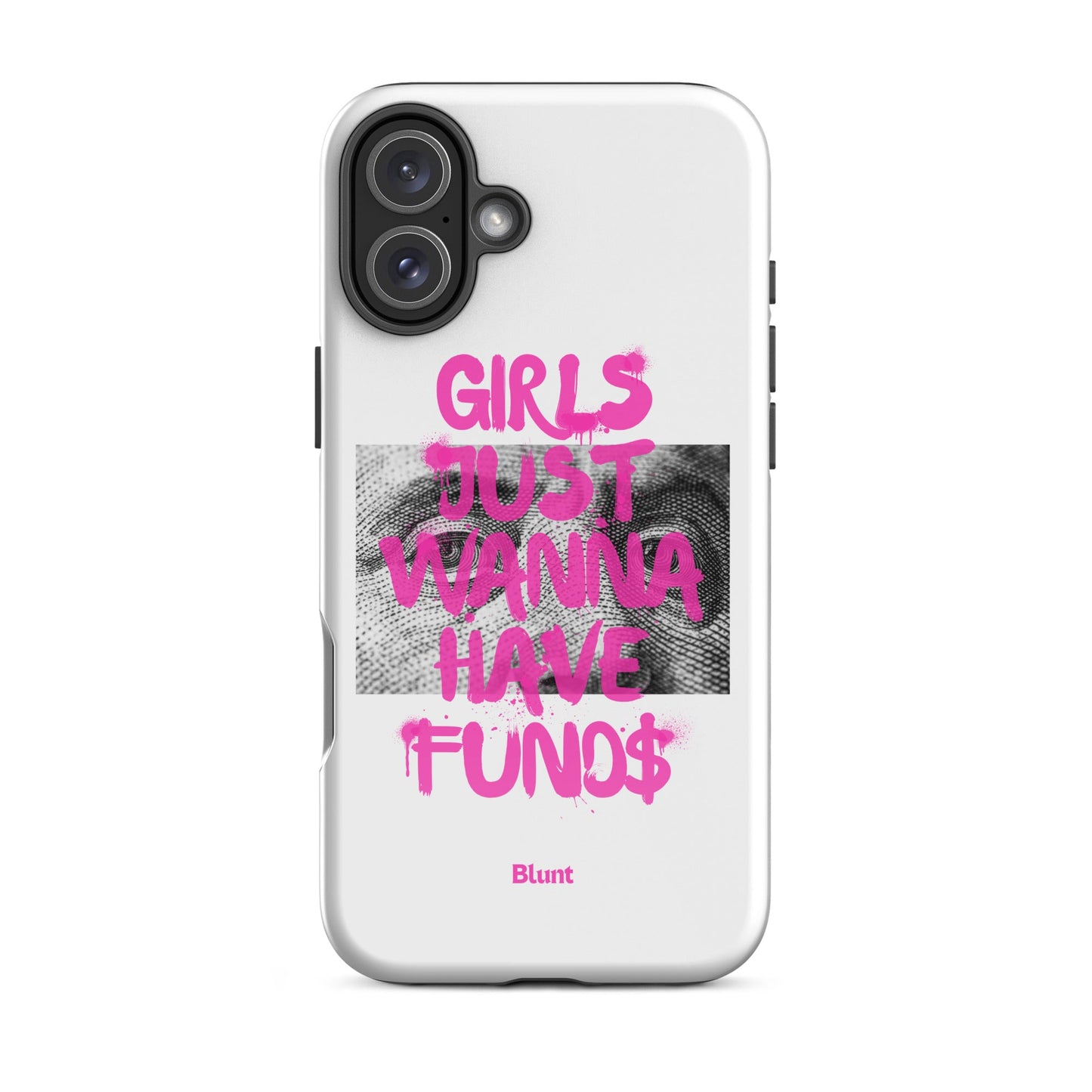 Fund$ White iPhone Case - Blunt Cases