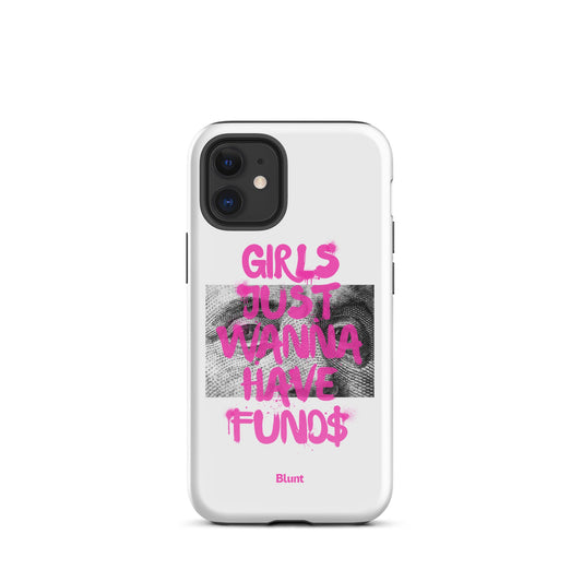 Fund$ White iPhone Case - blunt cases
