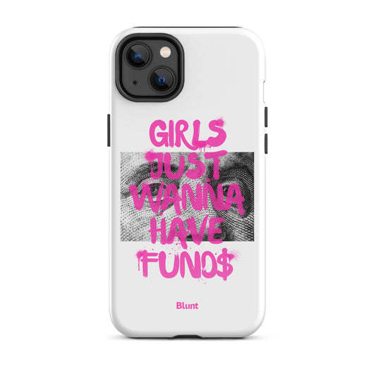 Fund$ White iPhone Case - blunt cases