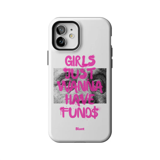 Fund$ White iPhone Case gallery - Iphone_12_Iphone_1