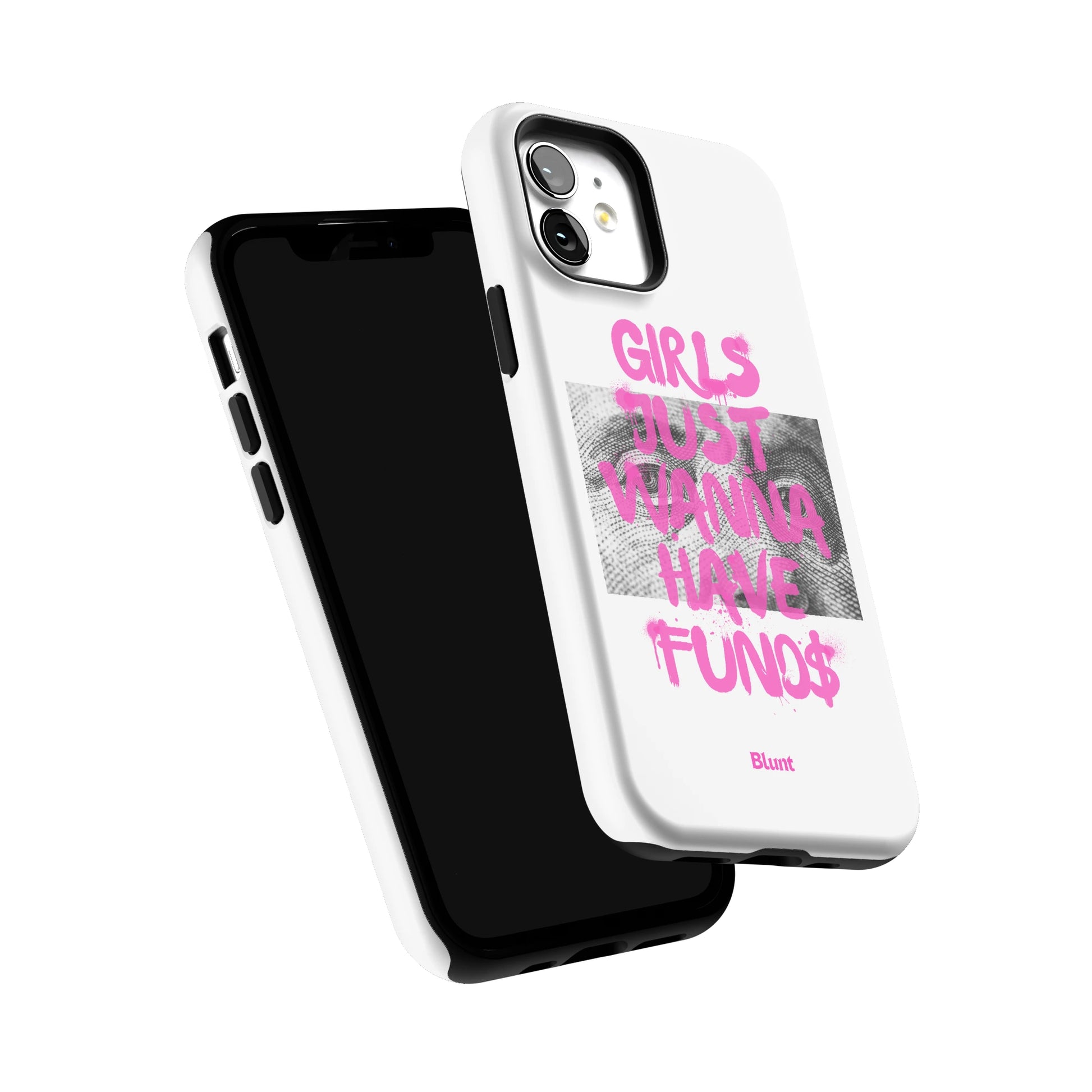 Fund$ White iPhone Case gallery - Iphone_12_Iphone_6