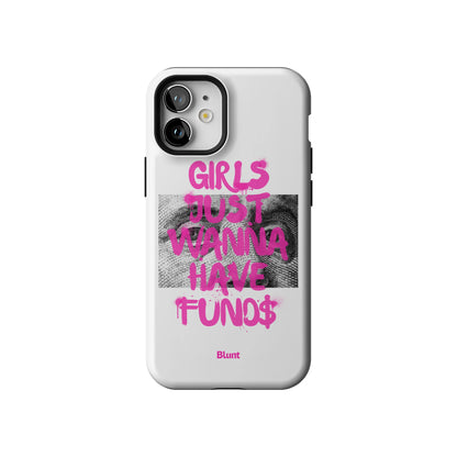 Fund$ White iPhone Case gallery - Iphone_12_Mini_Air_Plus_1