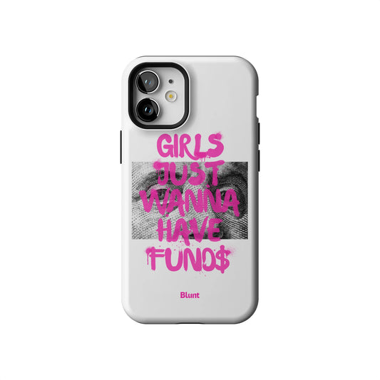 Fund$ White iPhone Case gallery - Iphone_12_Mini_Air_Plus_1
