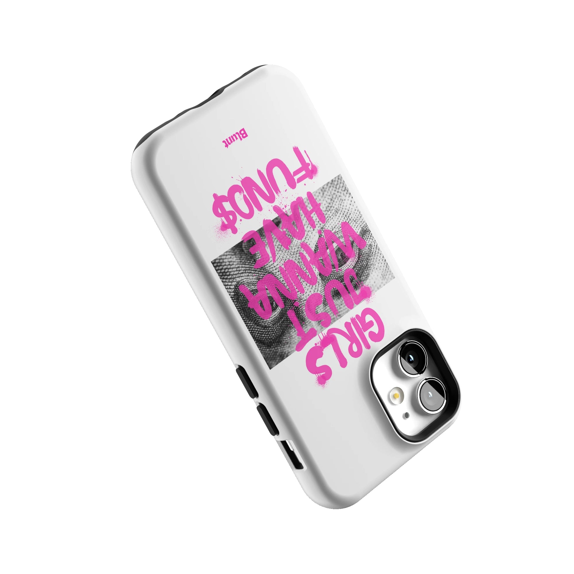 Fund$ White iPhone Case gallery - Iphone_12_Mini_Air_Plus_5