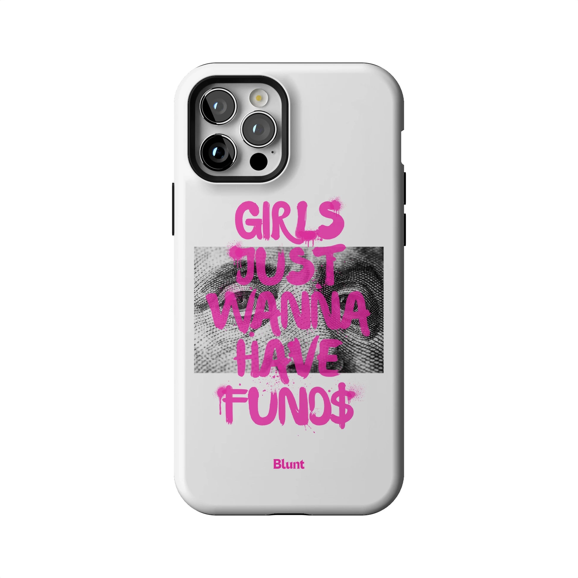 Fund$ White iPhone Case gallery - Iphone_12_Pro_1