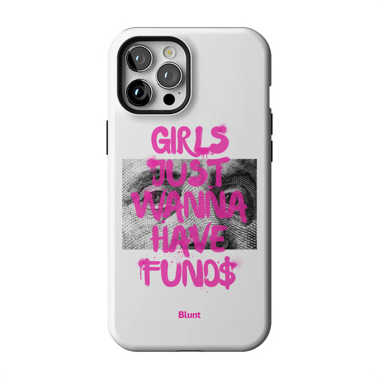 Fund$ White iPhone Case gallery - Iphone_12_Pro_Max_1