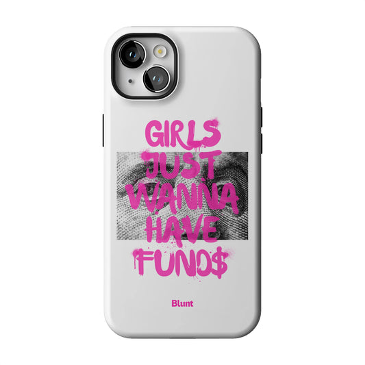 Fund$ White iPhone Case gallery - Iphone_14_Mini_Air_Plus_1