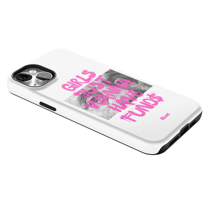 Fund$ White iPhone Case gallery - Iphone_14_Mini_Air_Plus_2