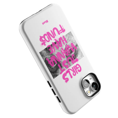Fund$ White iPhone Case gallery - Iphone_14_Mini_Air_Plus_5