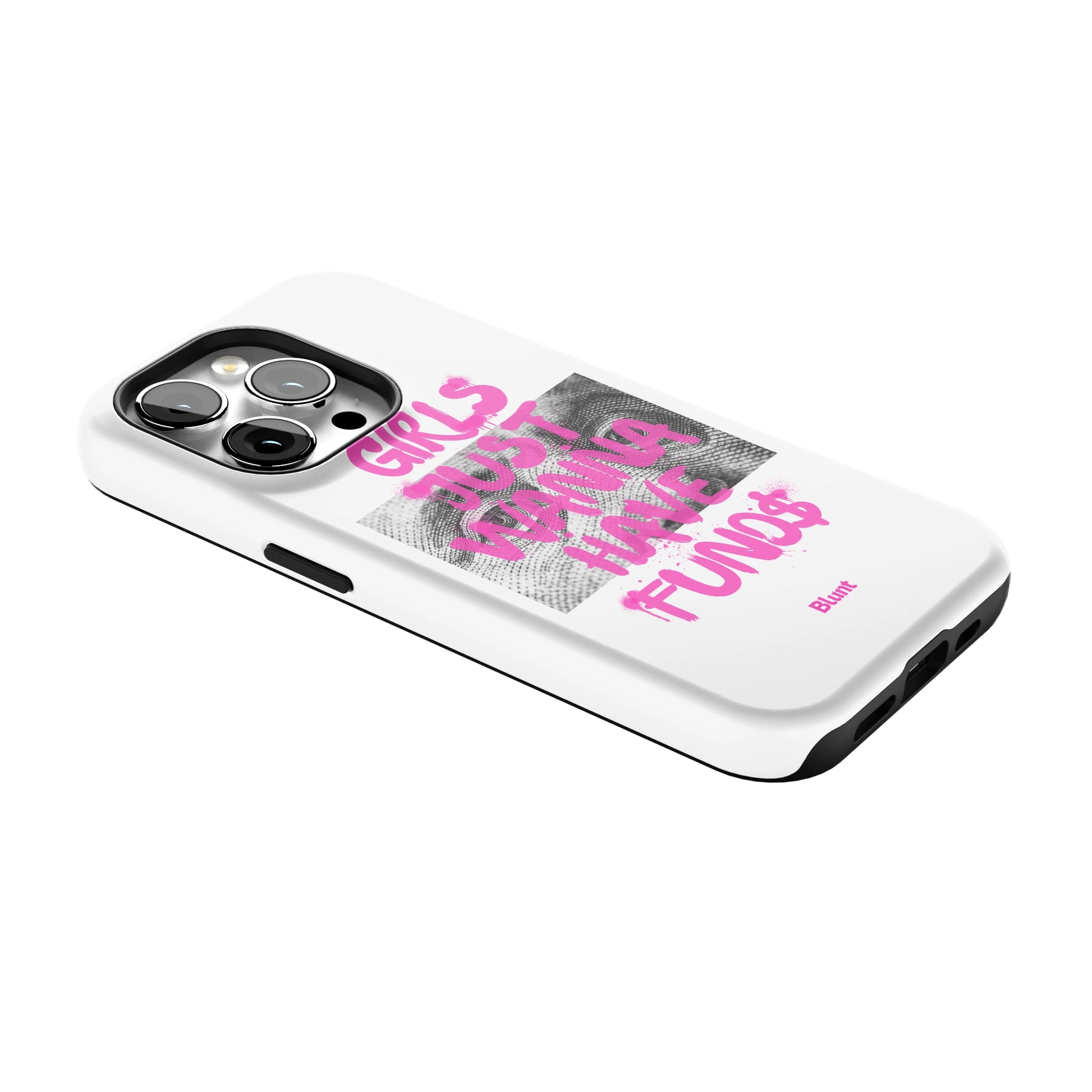 Fund$ White iPhone Case gallery - Iphone_14_Pro_2