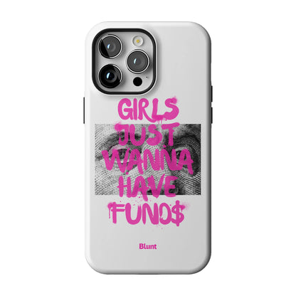 Fund$ White iPhone Case gallery - Iphone_14_Pro_Max_1