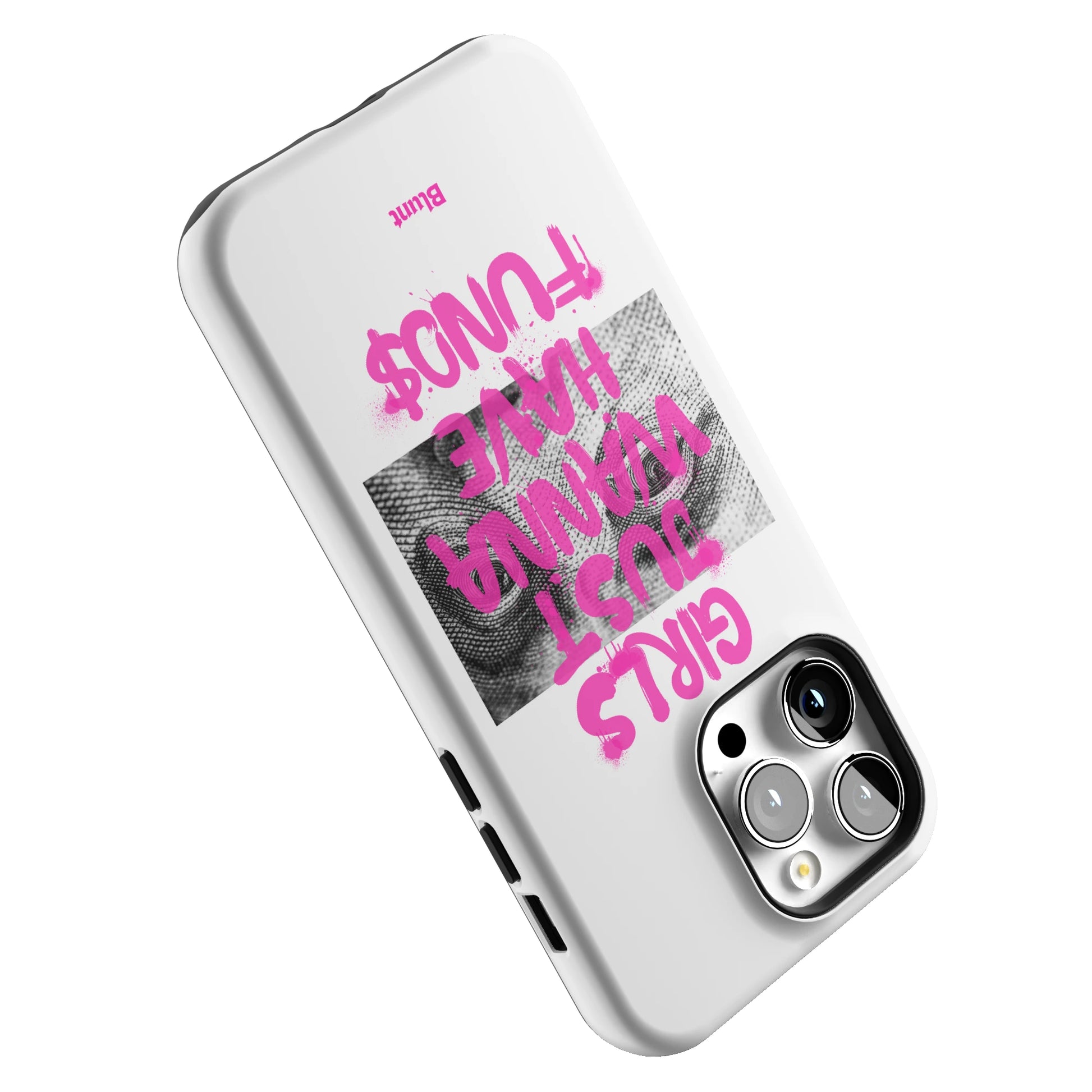 Fund$ White iPhone Case gallery - Iphone_14_Pro_Max_5