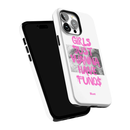 Fund$ White iPhone Case gallery - Iphone_14_Pro_Max_6