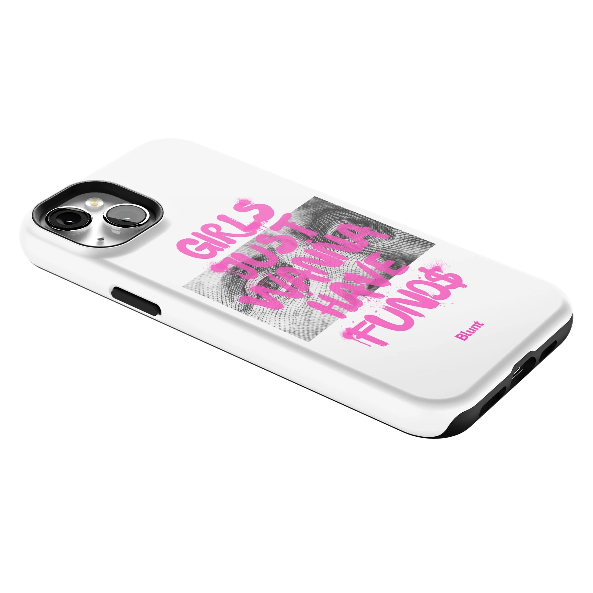 Fund$ White iPhone Case gallery - Iphone_15_Mini_Air_Plus_2