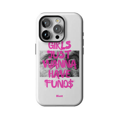 Fund$ White iPhone Case gallery - Iphone_15_Pro_1