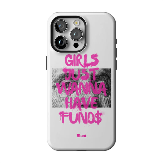 Fund$ White iPhone Case gallery - Iphone_15_Pro_Max_1