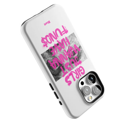 Fund$ White iPhone Case gallery - Iphone_15_Pro_Max_5