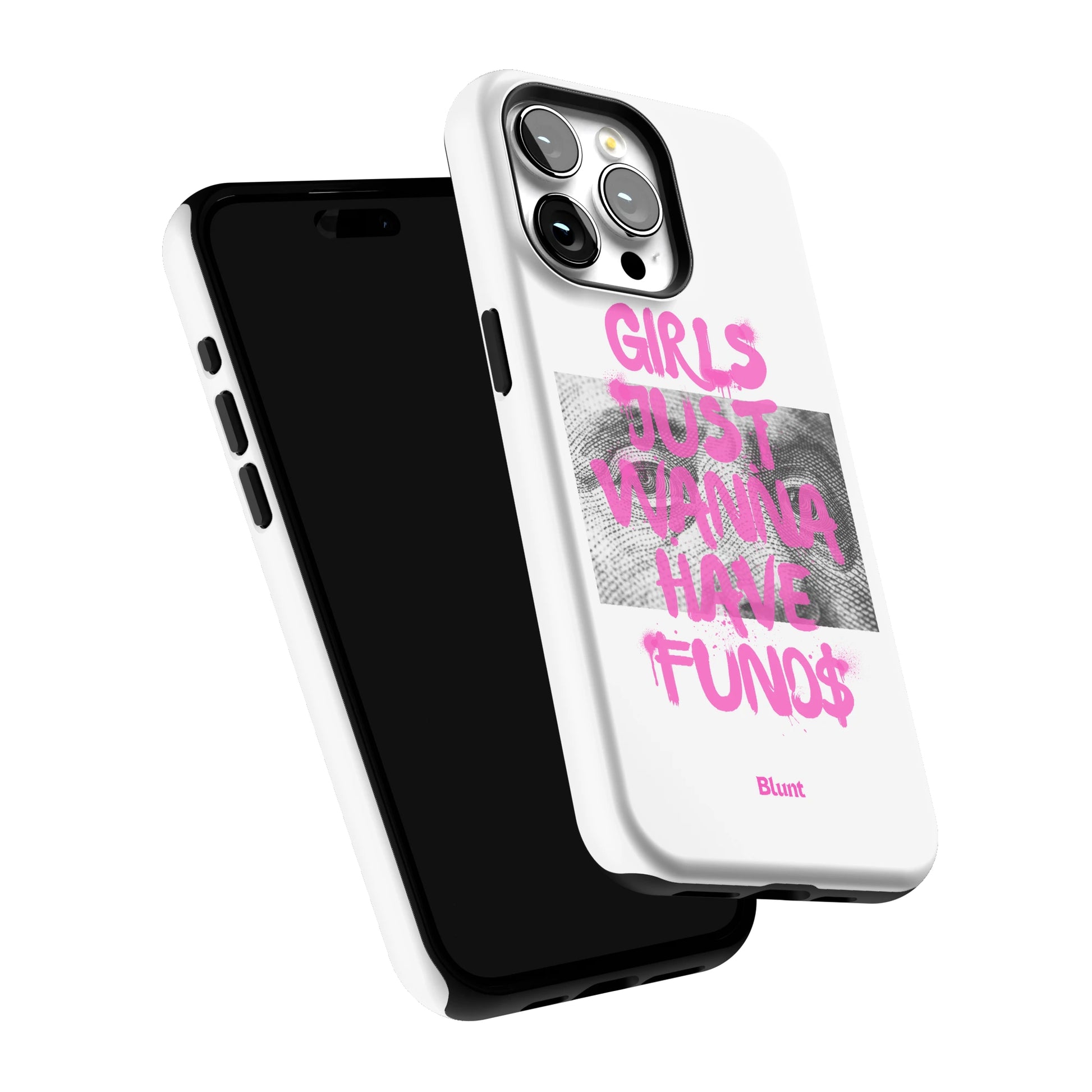 Fund$ White iPhone Case gallery - Iphone_15_Pro_Max_6