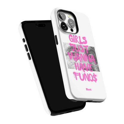 Fund$ White iPhone Case gallery - Iphone_15_Pro_Max_6