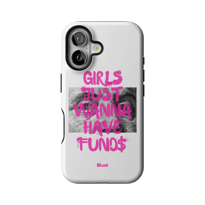 Fund$ White iPhone Case gallery - Iphone_16_Iphone_1