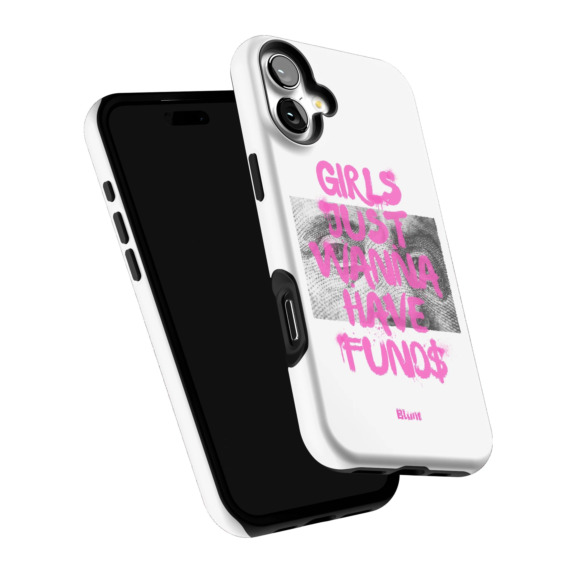 Fund$ White iPhone Case gallery - Iphone_16_Mini_Air_Plus_6