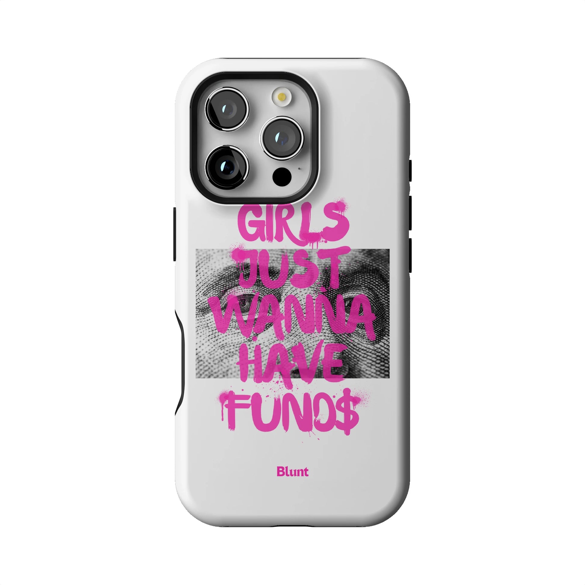 Fund$ White iPhone Case gallery - Iphone_16_Pro_1