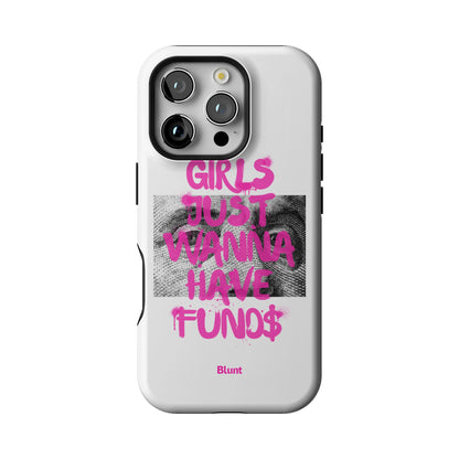 Fund$ White iPhone Case gallery - Iphone_16_Pro_1