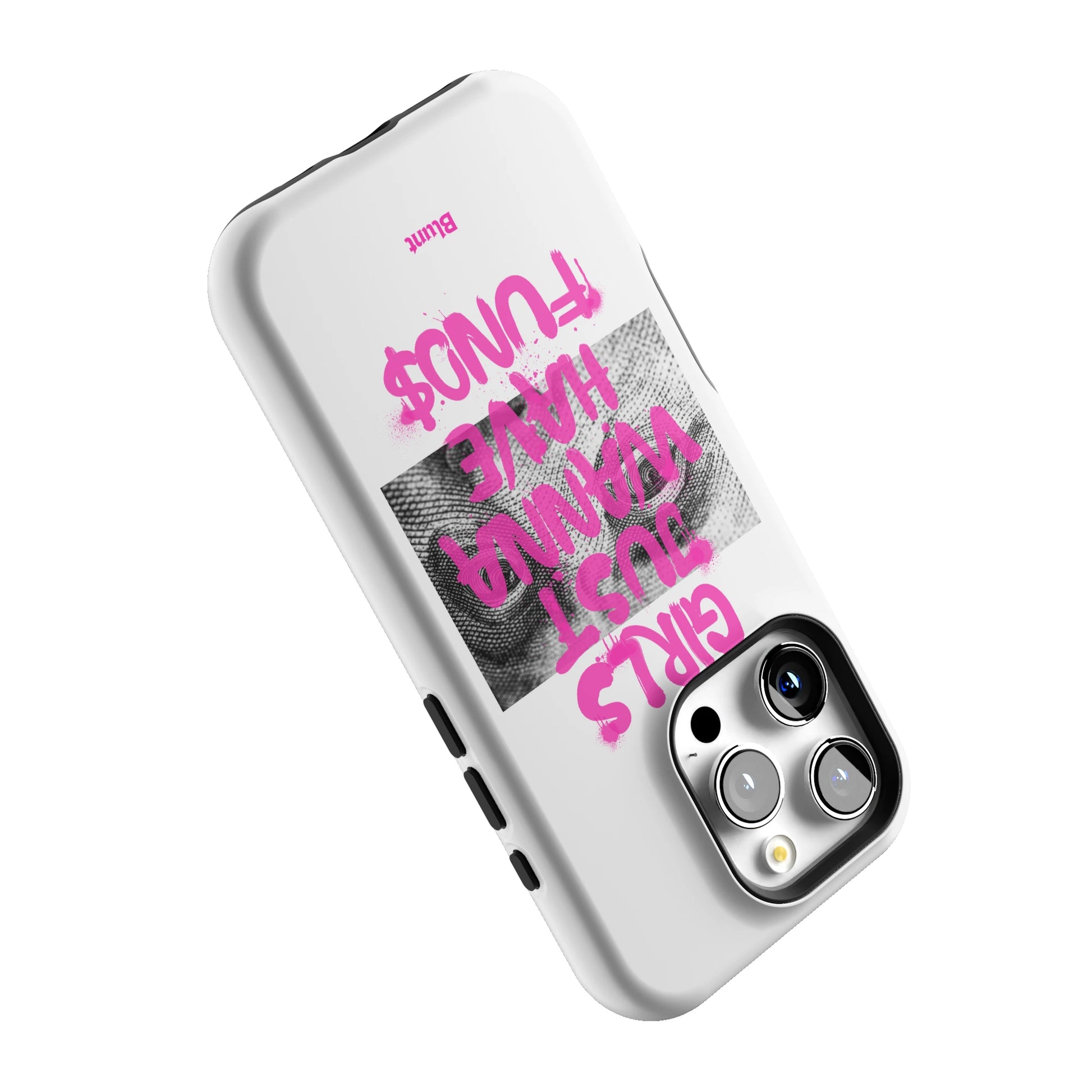 Fund$ White iPhone Case gallery - Iphone_16_Pro_5