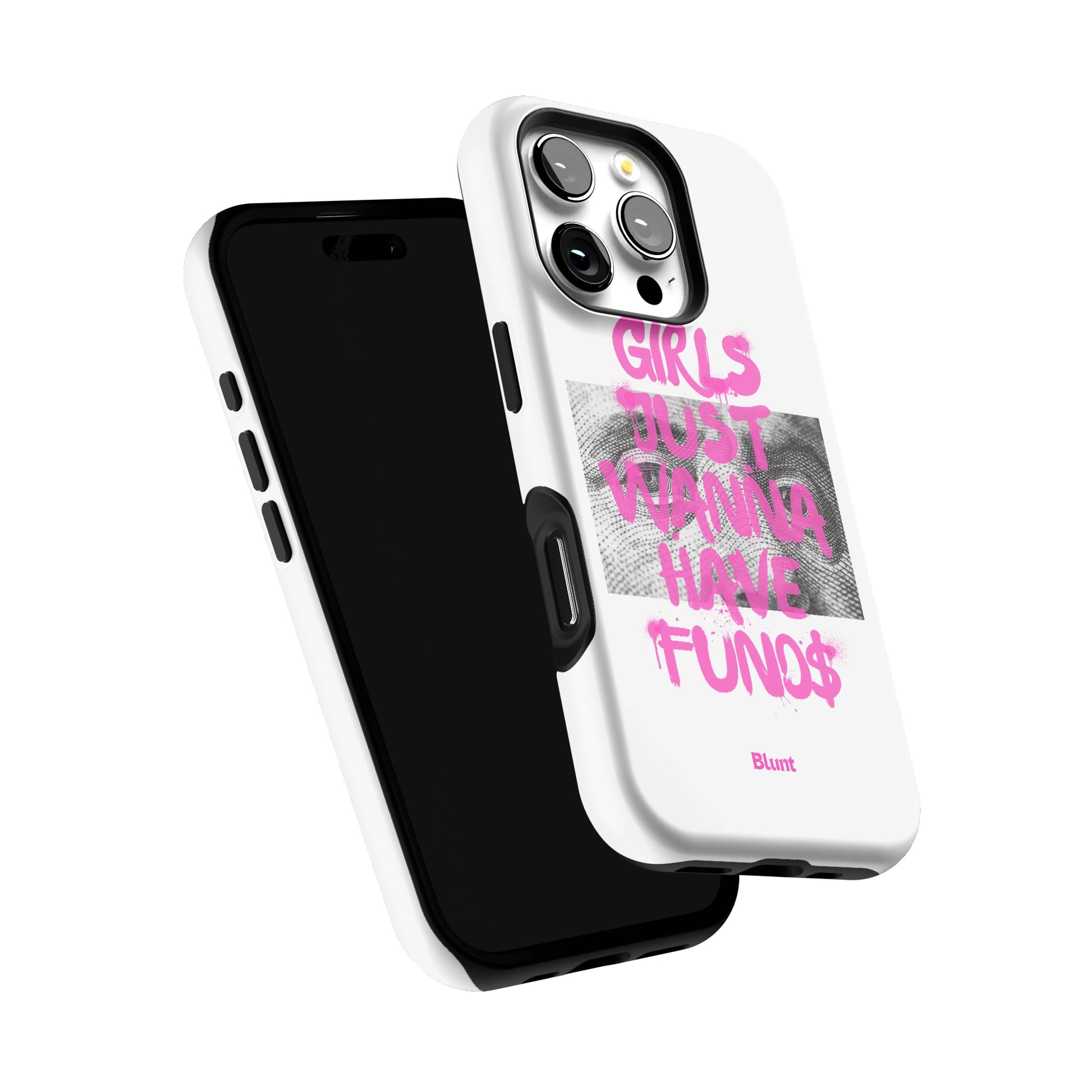 Fund$ White iPhone Case gallery - Iphone_16_Pro_6