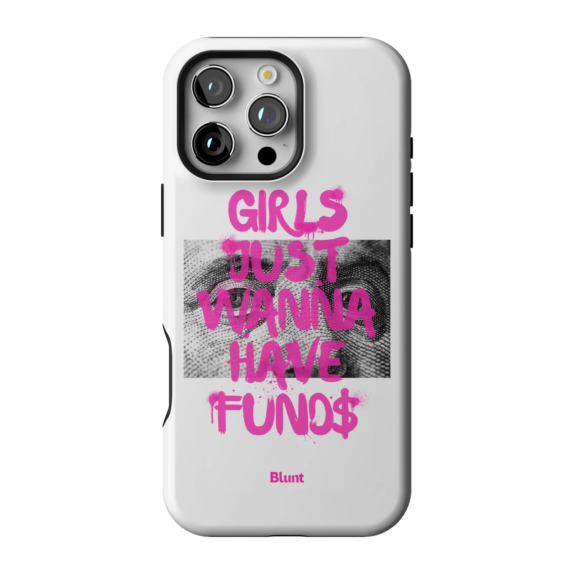 Fund$ White iPhone Case gallery - Iphone_16_Pro_Max_1