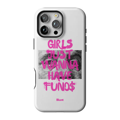 Fund$ White iPhone Case gallery - Iphone_16_Pro_Max_1