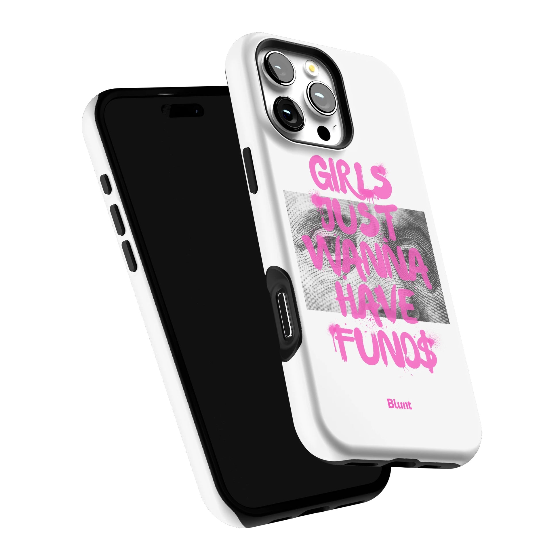 Fund$ White iPhone Case gallery - Iphone_16_Pro_Max_6