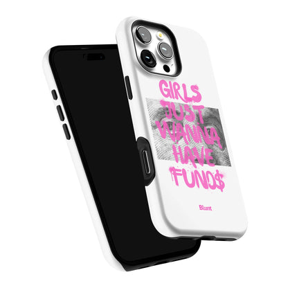 Fund$ White iPhone Case gallery - Iphone_16_Pro_Max_6