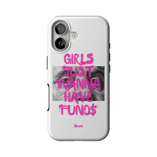 Fund$ White iPhone Case gallery - Iphone_17_Iphone_1