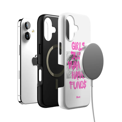 Fund$ White iPhone Case gallery - Iphone_17_Iphone_4
