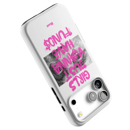 Fund$ White iPhone Case gallery - Iphone_17_Pro_Max_5