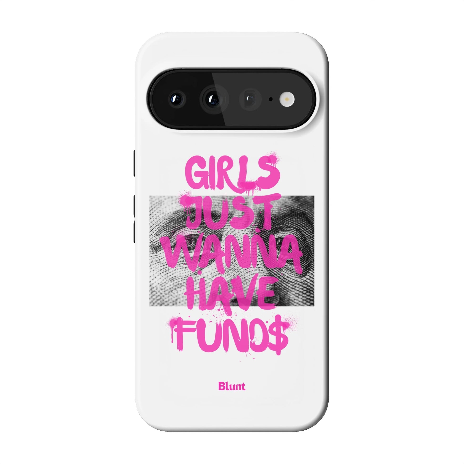 Fund$ White Pixel Case - Blunt Cases