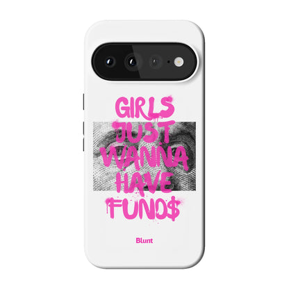 Fund$ White Pixel Case - Blunt Cases