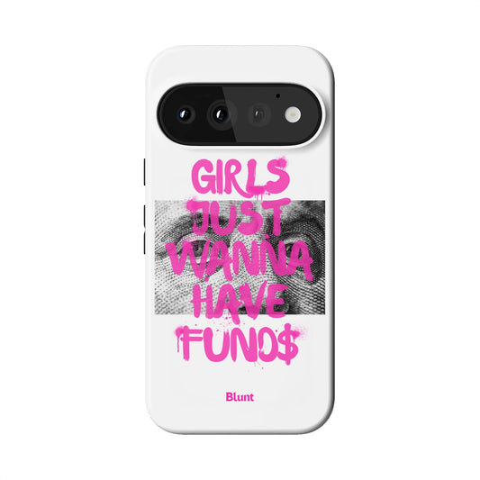 Fund$ White Pixel Case - Blunt Cases
